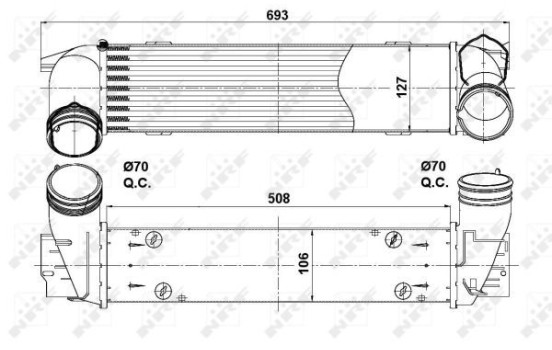 Intercooler, enfriador de aire de carga