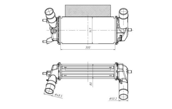Intercooler, enfriador de aire de carga, Imagen 4
