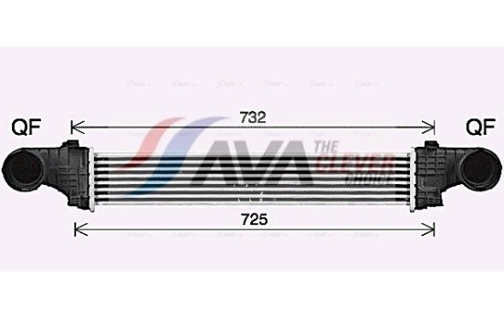 Intercooler, enfriador de aire de carga, Imagen 2