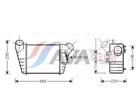 Intercooler, enfriador de aire de carga