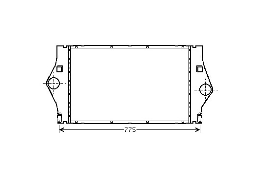 INTERCOOLER ESPACE 2. Ci de 2 puertas del '02 al '06 43004363 International Radiators