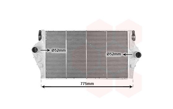 INTERCOOLER ESPACE 2. Ci de 2 puertas del '02 al '06 43004363 International Radiators, Imagen 2