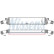 Intercooler, intercooler 96567 Nissens, Miniatura 3