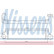 Intercooler, intercooler 96654 Nissens