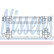 Intercooler, intercooler 96702 Nissens