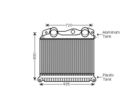 INTERCOOLER MAN TG_A V3/X desde '03 64004055 International Radiators