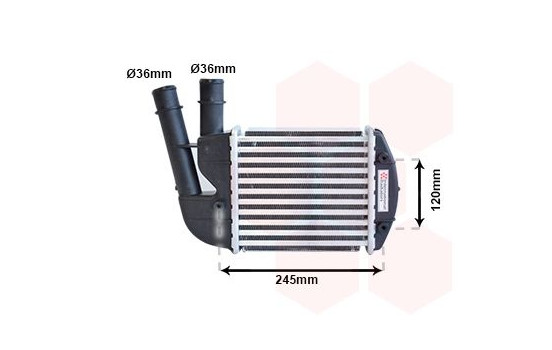 INTERCOOLER PANDA/VAN 13JTD MT desde '03 17004340 International Radiators, Imagen 2