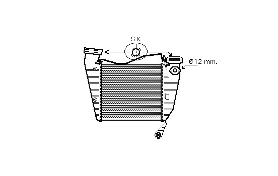 INTERCOOLER PHAETON 3.0TDi/4.9TDi de '02 a '07 58004253 International Radiators