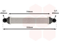 INTERCOOLER W169 CLASE A DIESEL desde '04 30004368 International Radiators