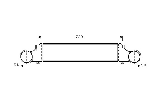 INTERCOOLER W211 CLASE E desde '02- 30004354 International Radiators, Imagen 2