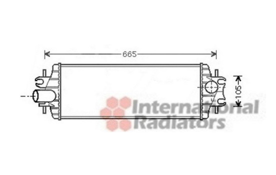 TRÃ?FICO INTERCOOLER/VIVARO/PRIMASTAR 43004358 International Radiators, Imagen 2