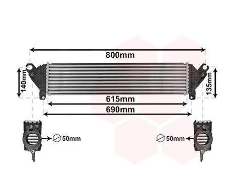 TURBO ENFRIADOR 27004277 International Radiators