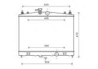 CUBO DE RADIADOR 1.6i MT 09- 13002338 International Radiators
