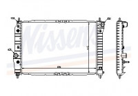 Enfriador, refrigeración del motor 61645 Nissens