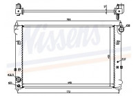 Enfriador, refrigeración del motor 62468 Nissens