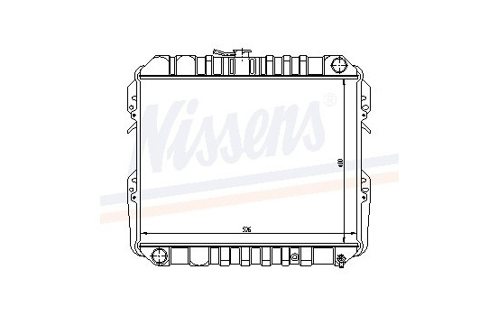 Enfriador, refrigeración del motor 64728 Nissens