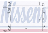 Enfriador, refrigeración del motor 65014 Nissens