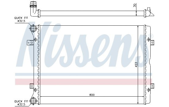 Enfriador, refrigeración del motor 65014 Nissens, Imagen 2