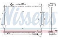 Enfriador, refrigeración del motor 68156 Nissens
