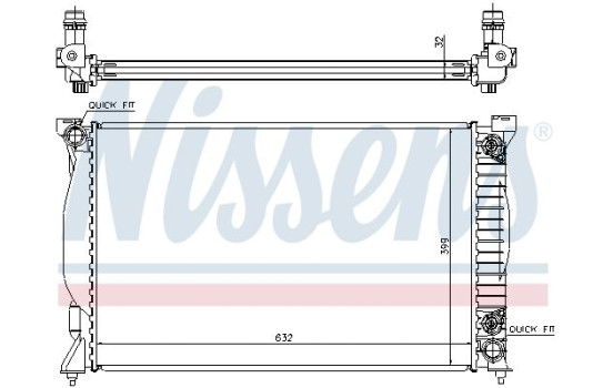 Enfriador, refrigeración del motor - Original 60300A Nissens, Imagen 2