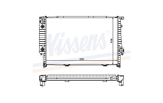 Enfriador, refrigeración del motor - Original 60694A Nissens