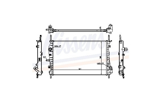 Enfriador, refrigeración del motor - Original 62023A Nissens