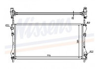 Enfriador, refrigeración del motor - Original 62046A Nissens