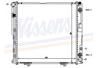 Enfriador, refrigeración del motor - Original 62763A Nissens