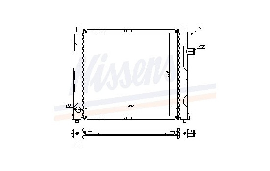 Enfriador, refrigeración del motor - Original 642091 Nissens