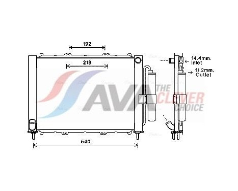 Módulo de refrigeración RTM497 Ava Quality Cooling