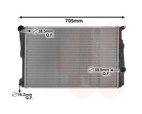 Radiador 06002546 International Radiators