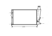 RADIADOR 1.6 Automático +/sin AIRE ACONDICIONADO 09002011 International Radiators