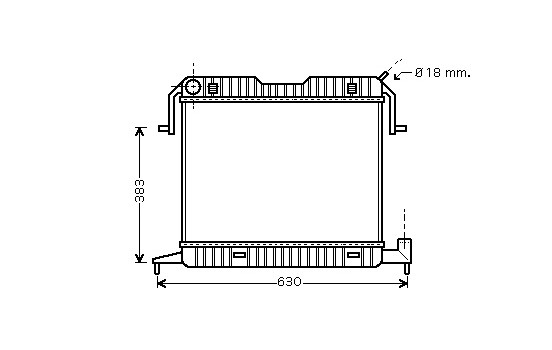 RADIADOR 1800/2000 -COCHE O 37002105 International Radiators