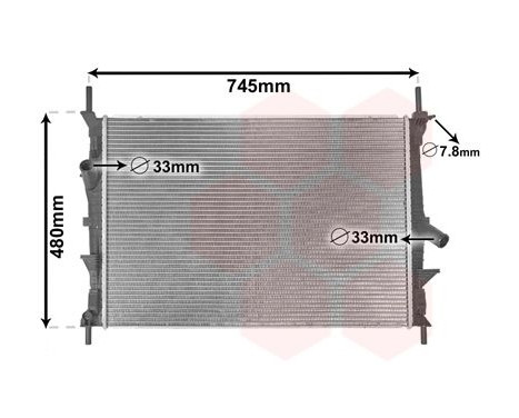 Radiador 18002589 International Radiators