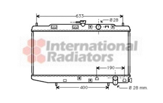 RADIADOR =258042 RADIADOR HONDA 25002044 International Radiators, Imagen 2