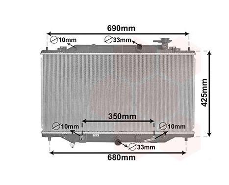 Radiador 27002292 International Radiators