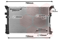 Radiador 30002652 International Radiators