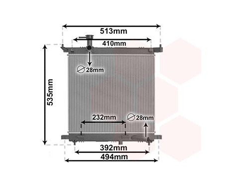 Radiador 33012712 International Radiators