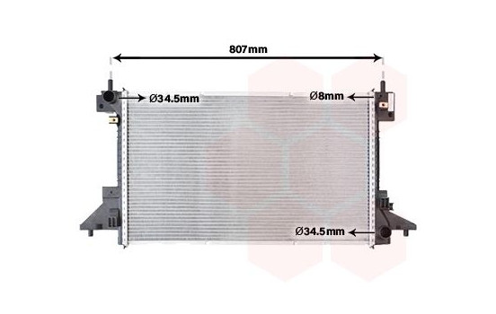 Radiador 37002601 International Radiators, Imagen 2