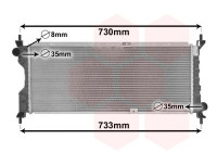 Radiador 37012185 International Radiators