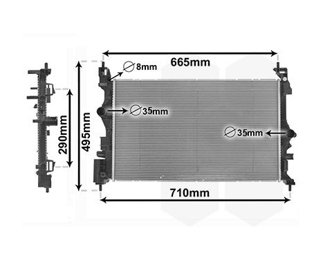 Radiador 37012701 International Radiators