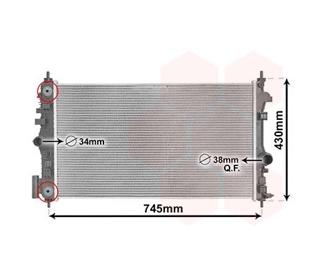 radiador 37012710 International Radiators
