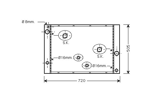 RADIADOR 5/6SER (E60/63) NT-D EN 06002338 International Radiators