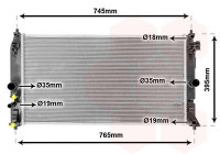 radiador 53012704 International Radiators