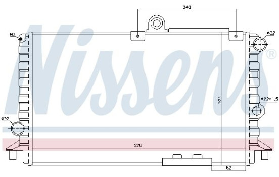 Radiador 60018 Nissens, Imagen 5