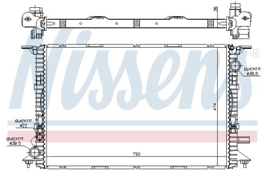 Radiador 60356 Nissens
