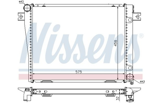 Radiador 60602A Nissens, Imagen 5
