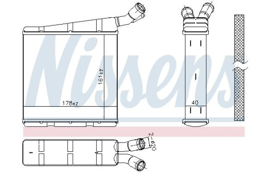 Radiador 606334 Nissens