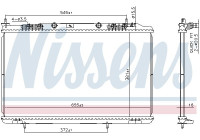 Radiador 607032 Nissens