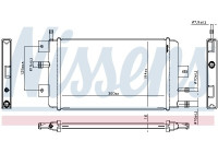 Radiador 607222 Nissens